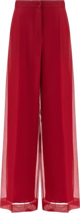 Max Mara Multicolor Silk Casual Womens Pants