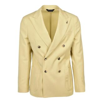 Paoloni Blazers, male, Green, Size: XL Doppiopetto Blazer