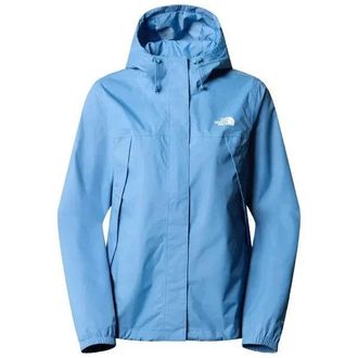 The North Face Antora Rain Jacket Womens Indigo Stone Waterproof Hooded KFC253