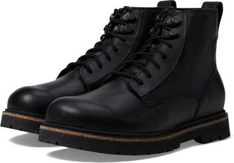 Birkenstock Highwood Mid Lace-Up Deep Blue - Leather Mens Boots Black : EU 44 (US Mens 11-11.5) Regular