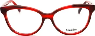 Max Mara MM5093 Cat Eye Acetate Eyeglasses - Red