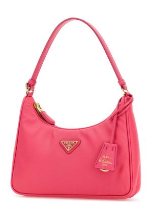 Prada Womens Fluo Pink Re-Nylon Prada Re-Edition 2005 Shoulder Bag Peonia 1 Borse A Mano