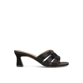 Alma En Pena Interlaced Strap Sandal - female - ALMA EN PENA - Heeled Mules - Black - 9 UK - Shoes