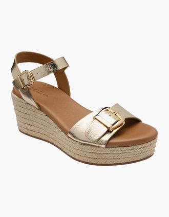 Lotus Womens Emeia Womens Wedge Sandals - Brown - Size: 5
