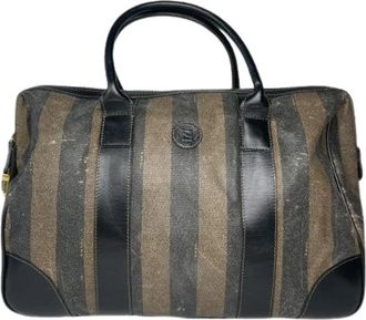 Fendi Pre-owned Vintage Weekendtas - Dames - Vintage Weekendtas - Bruin - ONE Size - Leer - Vintage