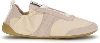 Chlo&eacute; Kick Sneakers - Dames - Sneakers - Beige - 38 EU - Leer - Schoenen