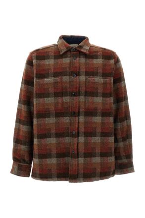 Portuguese Flannel Multicolor Check Wool Flannel Overshirt