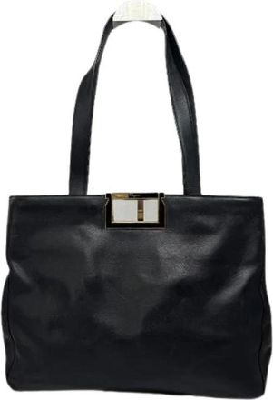 Ferragamo Pre-owned Tote Bag - Dames - Vintage Shopper - Zwart - ONE Size - Leer - Vintage