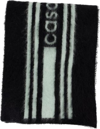 Casablanca Sciarpa con logo - Nero
