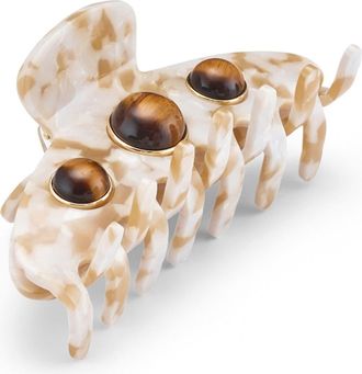 Lelet NY Tasha Stone Claw Clip in Light Tortoise at Nordstrom