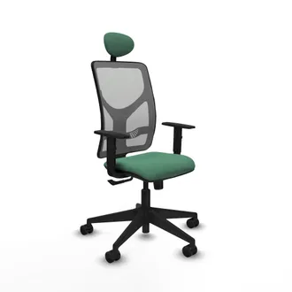 Piqueras y Crespo Silla De Oficina Con Cabecero Motilla Piqueras Y Crespo 1d066n1 Verde Esmeralda