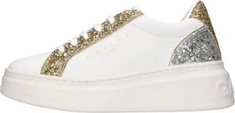 Ga&euml;lle Paris Gaelle Sneakers Wit - Dames - Sneakers - Wit - 38 EU - Leer - Schoenen