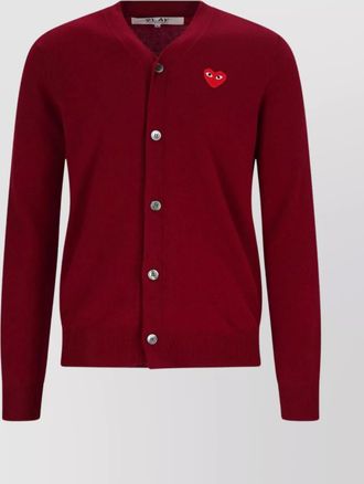 Comme Des Gar&ccedil;ons wool crewneck cardigan