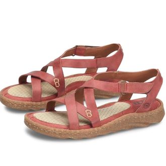 Born Trinidad Sport BR0056812 Sandals Womens Pink Leather Strappy ZOGG3508