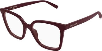 Saint Laurent unisex, Accessoires, Rood, Maat: 53 MM