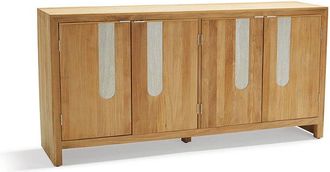 Frontgate Lomas Sideboard Tailored Furniture Cover - Gray - Frontgate