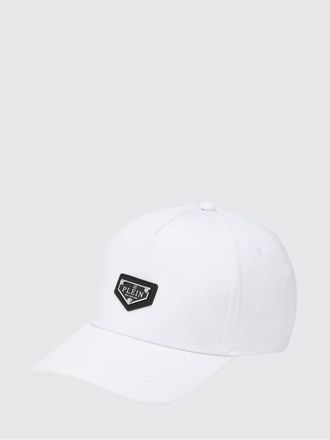 Philipp Plein Cotton Baseball Cap with a Contrasting Front Logo