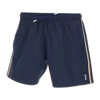 HUGO BOSS Hugo, Beachwear, male, Blue, Size: 2XL Iconic Swim Shorts