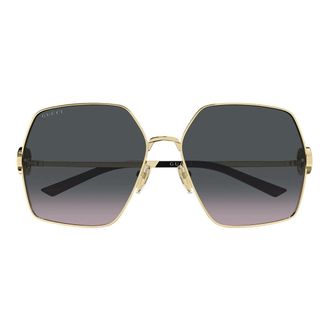 Gucci Sunglasses Gg2163 S 002 Gold/Gradient Grey Women