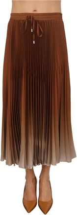 Ermanno Scervino Gonna Firenze - Dames - Midirokken - Bruin - L - Polyester - Rokken