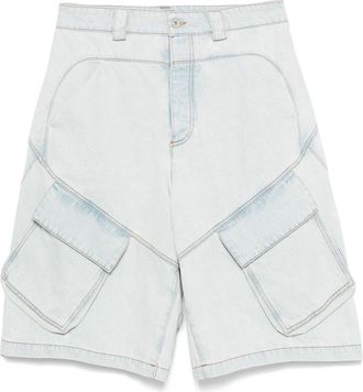 Marcelo Burlon Denim cargo shorts - Blauw