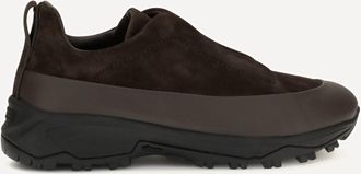 Ermenegildo Zegna Triple Stitch Monte leather and suede Sneakers Male 9.5