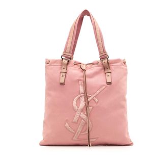 Saint Laurent Canvas Logo Tas