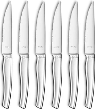 Amefa Estuche de 6 cuchillos carne Acero