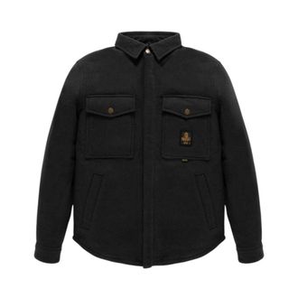 RefrigiWear Light Jackets, male, Black, Size: XL Clint Jacket