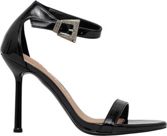 Guess Schoenen, Dames, Zwart, 40 EU, Leer, Insraa Hoge Hak Sandaal