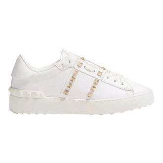 Valentino Dames, Schoenen, Wit, Maat: 37 1/2 EU Leer