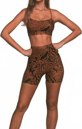Montce Swim Midi Bike Short In Tigre