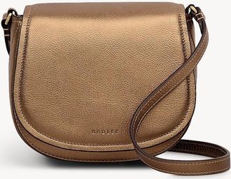 Radley London Olive Gold Mini Flapover Cross Body Bag Liverpool Gardens AW25 Radley London