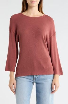 Wishlist Fine Knit Pullover Sweater in Sienna at Nordstrom Rack, Size Medium