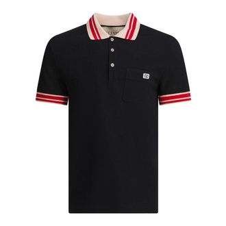 Valentino Black Polo Shirts for Men