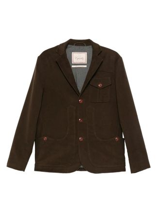 Capalbio cotton shirt jacket - men - Cotton - 48 - Brown