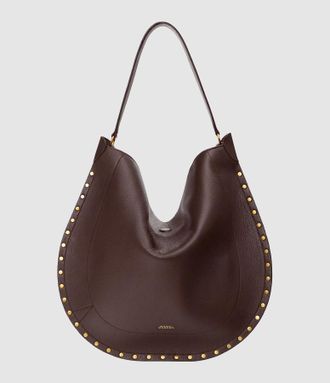 Isabel Marant Sac Oskan Hobo Soft Coffee