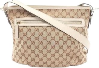 Gucci Borsa a spalla vintage GG Pre-owned - - Pre-owned - Donna - Beige - ONE SIZE