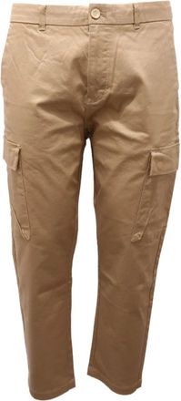 Scotch & Soda Cargo Fave Regular Tape Fit Broek - Heren - Straight fit broeken - Beige - W36 - Broeken