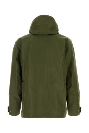 Herno Mens Nylon Utility Jacket Green