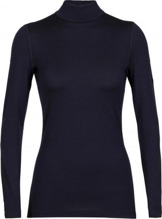 Icebreaker 260 Tech L/S Turtleneck Merinounterwäsche für Damen | blau