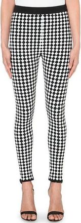 Balmain Monochrome Harlequin Trousers Size S