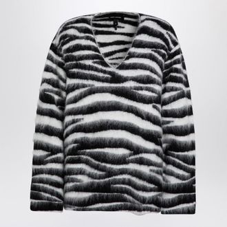 Marc Jacobs Zebra-Patterned Jumper In Blend