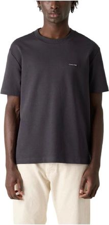 Calvin Klein Heren, Tops, Grijs, Maat: 2XL Katoen