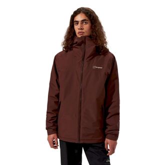 Berghaus Mens Deluge Pro 3.0 Insulated Waterproof Jacket in Brown - Size X-Large