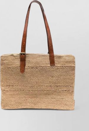 Ibeliv nomade shoulder bag woven buckle handles