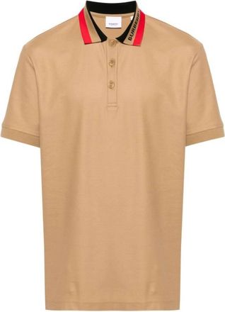 Burberry Edney Contrasting-Collar Cotton Polo Shirt, Size XX-Small