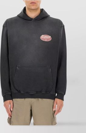 Represent cotton regular-fit hoodie