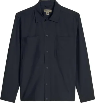Marc O'Polo Jassen, Heren, Blauw, L, Wol, Overshirt DFB Travel Collection