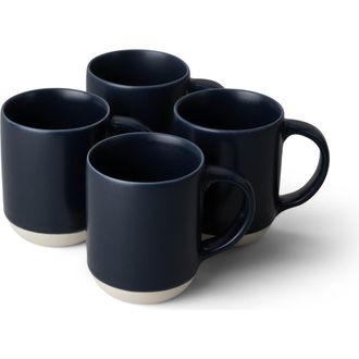 Fable Home Small Mugs in Midnight Blue at Nordstrom